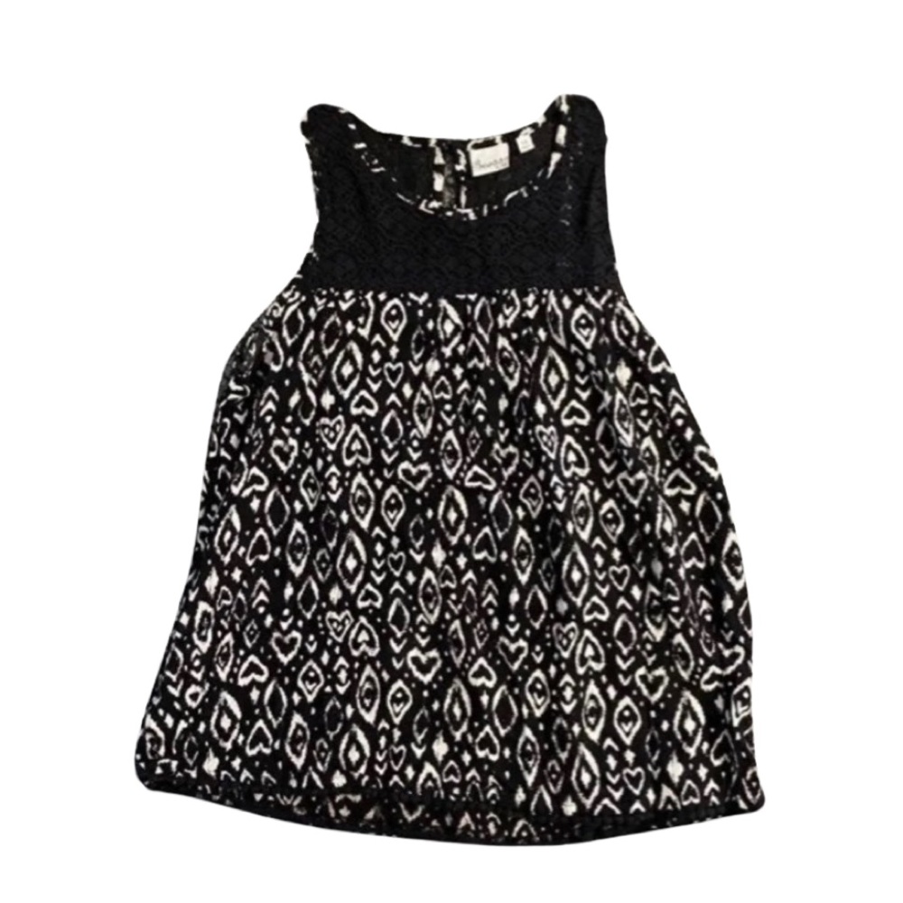 NEW Racerback Crochet Girls Tank Size LG 12